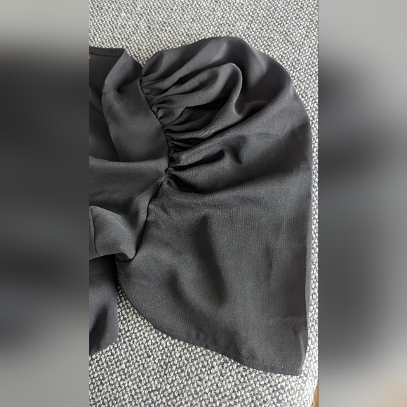 NWOT San Joy Medium Cropped Wrap Top - Picture 3 of 5